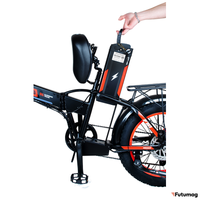 Электровелосипед Minako F10 PRO 20 (красный)