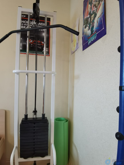 "Компакт" 60 кг со скамьей (металлические обрезиненные плиты)