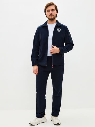 Флисовый спортивный костюм мужской 111SKM-1814 RED-N-ROCK'S