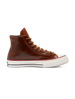 Кеды Converse Chuck 70 Color Leather High Top коричневые