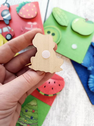 Сортер "Штучки на липучках"