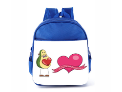 Рюкзак синий #11 на День влюблённых, 14 февраля