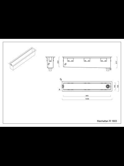 Блок Manhattan Original R1603 - 1000мм