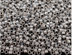 Toho 15/0 - 5г - 820 Окрашенный изнутри непрозрачный серый/чёрный