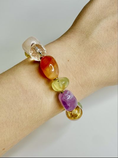 Браслеты из крупных самоцветов