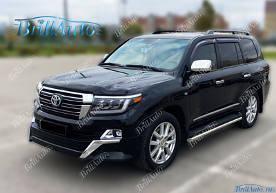 Рестайлинг Toyota Land Cruiser 200 07-15 стиль 21 + фары стиль LC300 + обвес Lounge