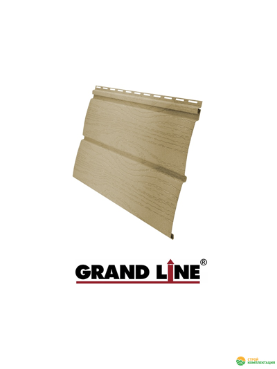 Виниловый сайдинг Grand Line Amerika (Гранд Лайн Америка) Блок-хаус длина 3,00 м. Цвет: Ваниль