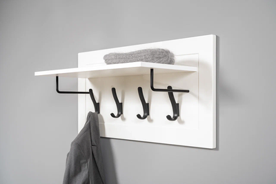 Вешалка Остин 15.12, белый шагрень, дуб вотан