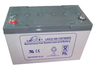 Гелевый аккумулятор Leoch LPG12-100 (12 В, 100 А*ч)
