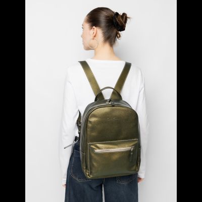 Женский кожаный рюкзак Albiate Premium gold kiwi (арт. 
3103-59)