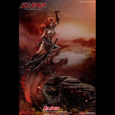 Рыжая Соня - Коллекционная фигурка 1/12 (PL2020-163) - Red Sonja 1/12 Scale Action Figure - TBLeague
