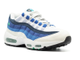 Nike Air Max 95 Белые с синим (36-40) Арт. 001МF