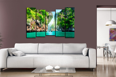 Модульная картина "Лагуна"