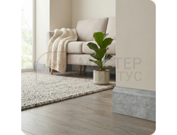 Плинтус с кабель-каналом Comfort Classic 80 80х16х2200 мм. Лофт светло-серый 438