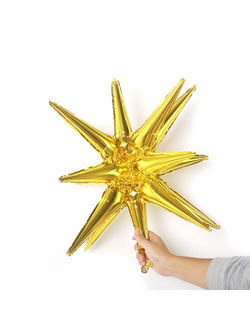 звезда составная 55 см золото