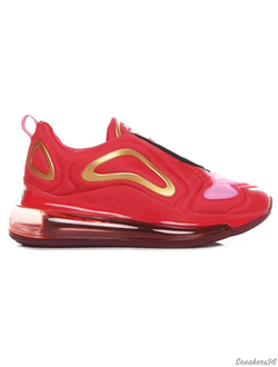 Nike Air Max 720 Красные/золото Женские  (36-40)