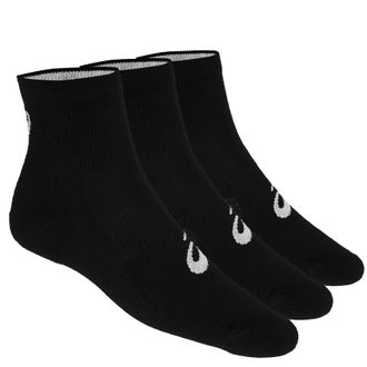 носки Asics 3PPK Quarter Black 155205-0900 (3 пары) socks черные