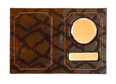 Автодокументы. Питон. Цвет: Коричневый