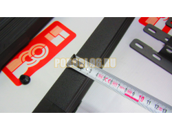 Пороги подножки "Luxe Black" 1450 мм для Chevrolet NIVA 2002-