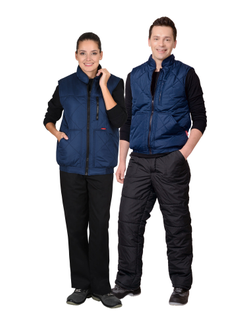 Жилет "СИРИУС-ЕВРОПА" (на подкладке флис) темно-синий