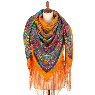 Павловопосадский платок Караван 970-2