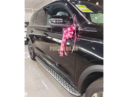 Пороги OEM Style для Geely Monjaro 2021-