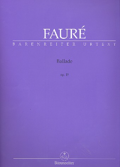 Faur?. Ballade Fis-Dur op.19 f?r Klavier