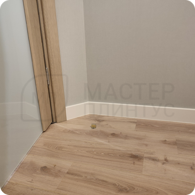 Плинтус ХДФ Dollken Cubu Flex Life 100мм Х 2,5 м 1013/5012 Белый