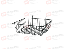 MBD4012 Корзина для перфорированных панелей 385х300х125 мм, черный шагрень
