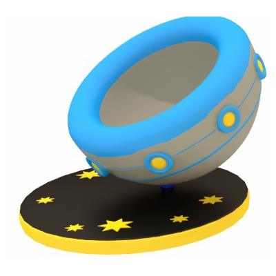 Мягкая карусель чаша «Юла»