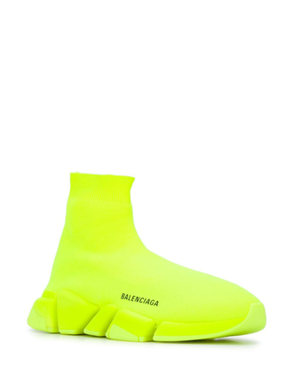Кроссовки-носки Balenciaga Speed 2.0 ярко-зеленые