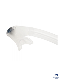 Трубка для дайвинга Seac Sub Tribe Dry Clear/black сухая