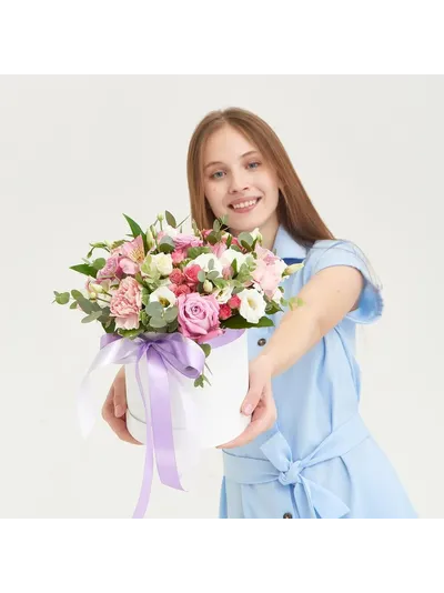 Шляпная коробка Rose&amp;White