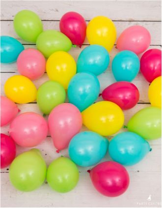 30 мини - шаров на пол для тропической вечеринки