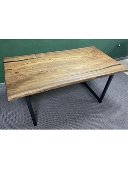 слэб, стол река, карагач, дуб, мебель на заказ, стол из слэба, мебель для ресторана, столешница спил