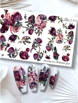 Слайдер-дизайн для ногтей LIKE-235