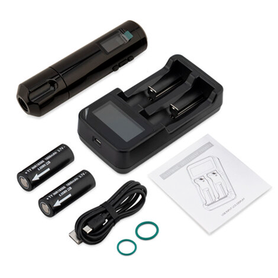 Беспроводная тату машинка Skinner Innovation PRO 2.0 Stroke 3,8mm Black Gloss (версия без сумки)