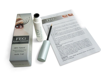 Сыворотка для укрепления и роста ресниц FEG Eyelash Enhancer (5 тюбиков)