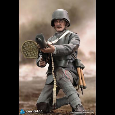 ПРЕДЗАКАЗ - Немецкий пулеметчик времен Первой Мировой - Коллекционная ФИГУРКА 1/6 scale WWI German MG08 Gunner – Arthur (D11015) - DID ?ЦЕНА: 25900 РУБ.?