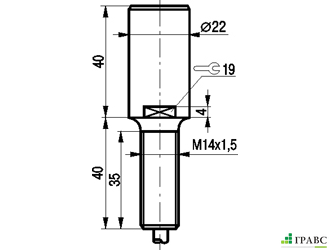 Индуктивный датчик ISB ZF5S8-31P-10-Z-DP4