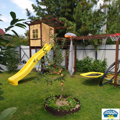 Горка детская - Скат Tsuri (Тсури) 3 метра желтый