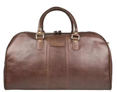 Кожаная дорожная сумка Campelli Premium brown (арт. 
4014-53)