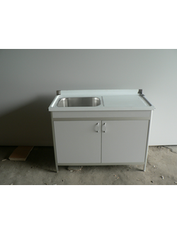 Тумба лабораторная (двухстворчатая с мойкой) ЛСК-17а