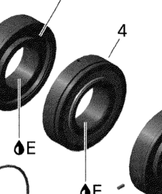 Подшипник коленвала оригинал BRP 420832632/ 420832637/ 420832639 для BRP LYNX/Ski-Doo (Ball Bearing) (420832673, 420832633, 420832634, 420832635, 420832636, 420832638, 420832176, 420832175)