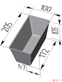 Форма хлебная Л10-3