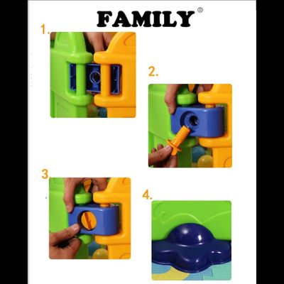 Разноцветный детский игровой заборчик FAMILY