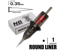 1 RLLT/0.35 - Round Liner Long Taper "BEE NEEDLE"