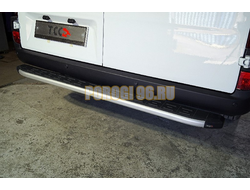 Порог алюминиевый с пластиковой накладкой 2020 мм ТСС для Sollers Atlant (L1H1) 2023-