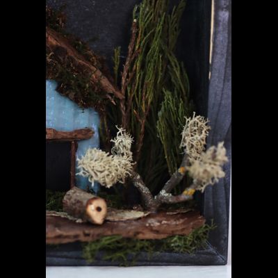 Новогодняя эко-картина № 1179