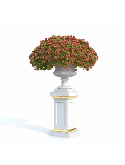 вазоны Ваза уличная с цветами